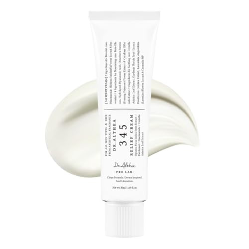 Dr.Althea 345 Relief Cream | Daily Face Moisturizer | Blemish Relief Care | Soothing Recovery & Moisture with Niacinamide, Panthenol | Korean Vegan Skin Care for All Skin Types | 1.7 Fl Oz (Pack of 1) | Amazon (US)