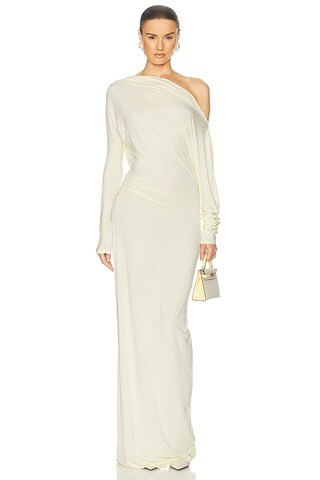 Helsa The Nina Dress in Butter Yellow - Lemon. Size S (also in ). | FWRD 