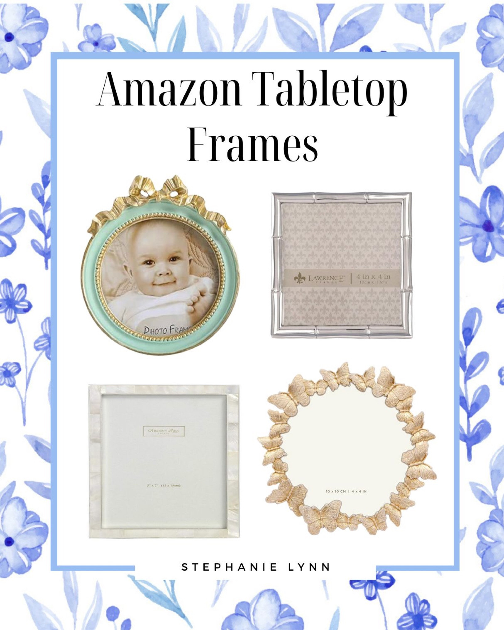 Amazon tabletop picture frames. Perfect for a babies nursery, bookshelves, beside tables, the perfect little gift or personal touch to your decor. These picture frames are very affordable but high end looking.  Small frames, lux for less, Amazon decor find, affordable luxury  

#LTKGiftGuide #LTKfindsunder50 #LTKhome