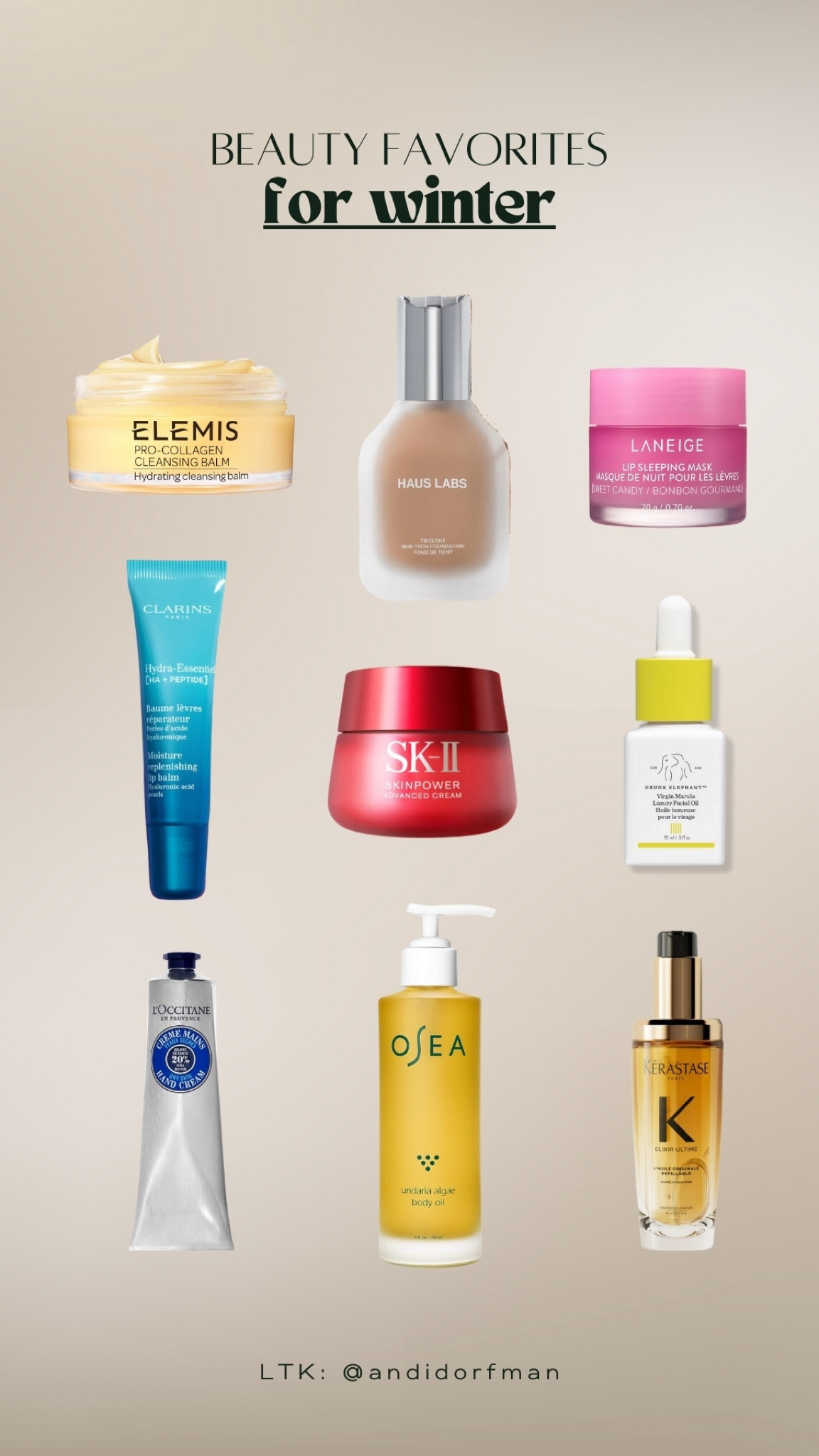 Beauty favorites for winter! 

#LTKSeasonal #LTKHoliday #LTKBeauty