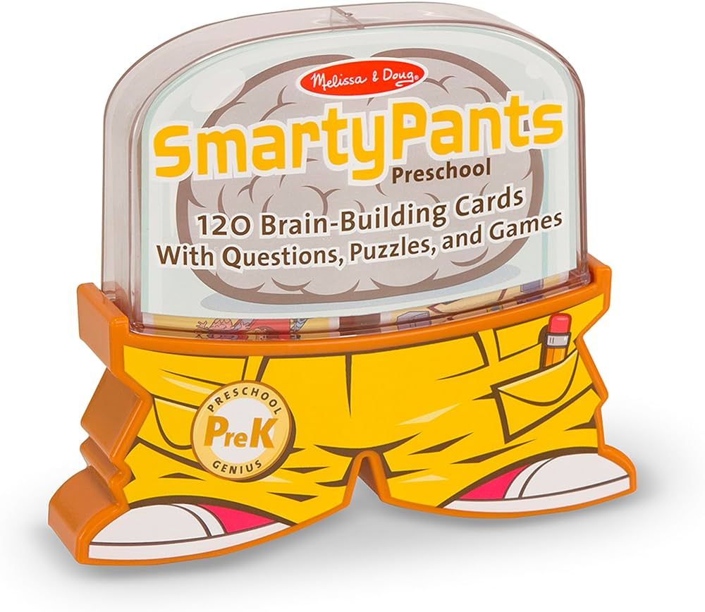 Melissa & Doug Smarty Pants Preschool Card Set Educational Activity With 120 Brain-Building Quest... | Amazon (US)