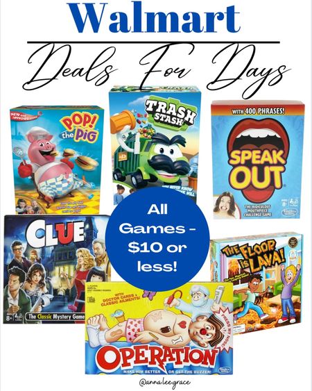 Walmart deals for days, games and puzzles $5-$10! These make great stocking stuffers 

#LTKHoliday #LTKfamily #LTKkids