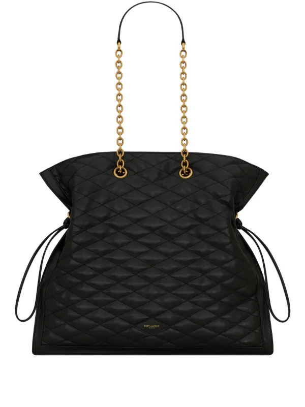 Saint Laurent Le Pochon Quilted Shoulder Bag - Farfetch | Farfetch Global
