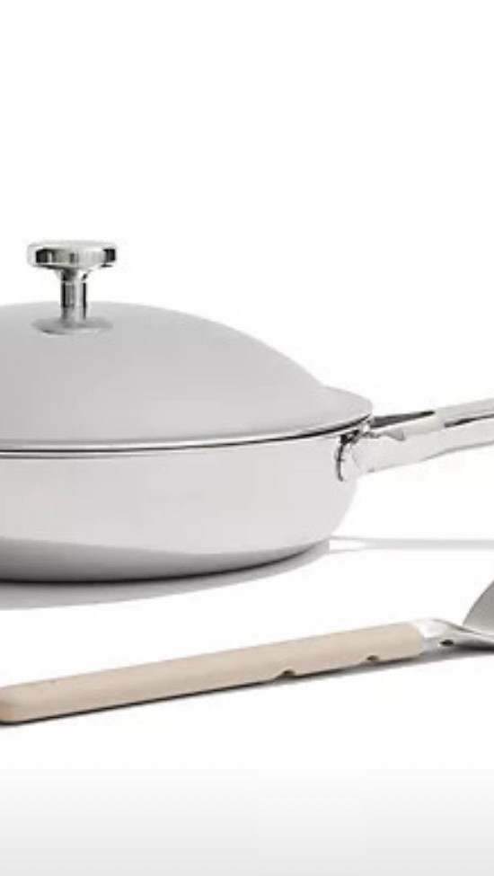 #ad Leave it to @QVC to deliver another kitchen gem! @ourplace Titanium Always Pan Pro makes searing, simmering, and even cleaning feel effortless. I’m obsessed with how evenly it cooks (and how shiny it stays after). Gift-worthy? Absolutely!
#LoveQVC 

#LTKSaleAlert #LTKHome #LTKGiftGuide