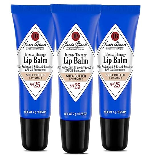 Jack Black Intense Therapy Lip Balm, 0.25-Oz. – SPF 25 Sun Protection, Lip Moisturizer, Hydrati... | Amazon (US)