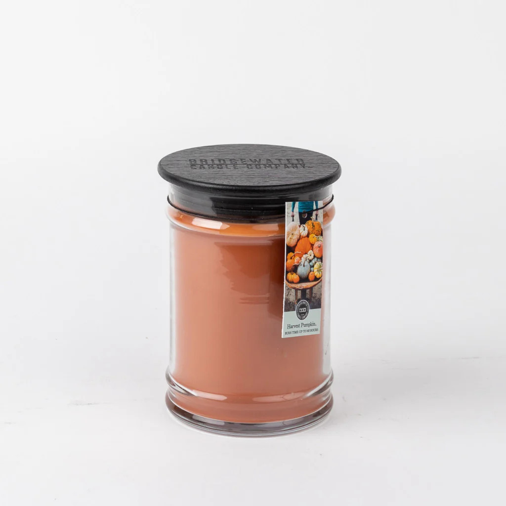Harvest Pumpkin 18oz Large Jar Candle | Bridgewater Candle Company