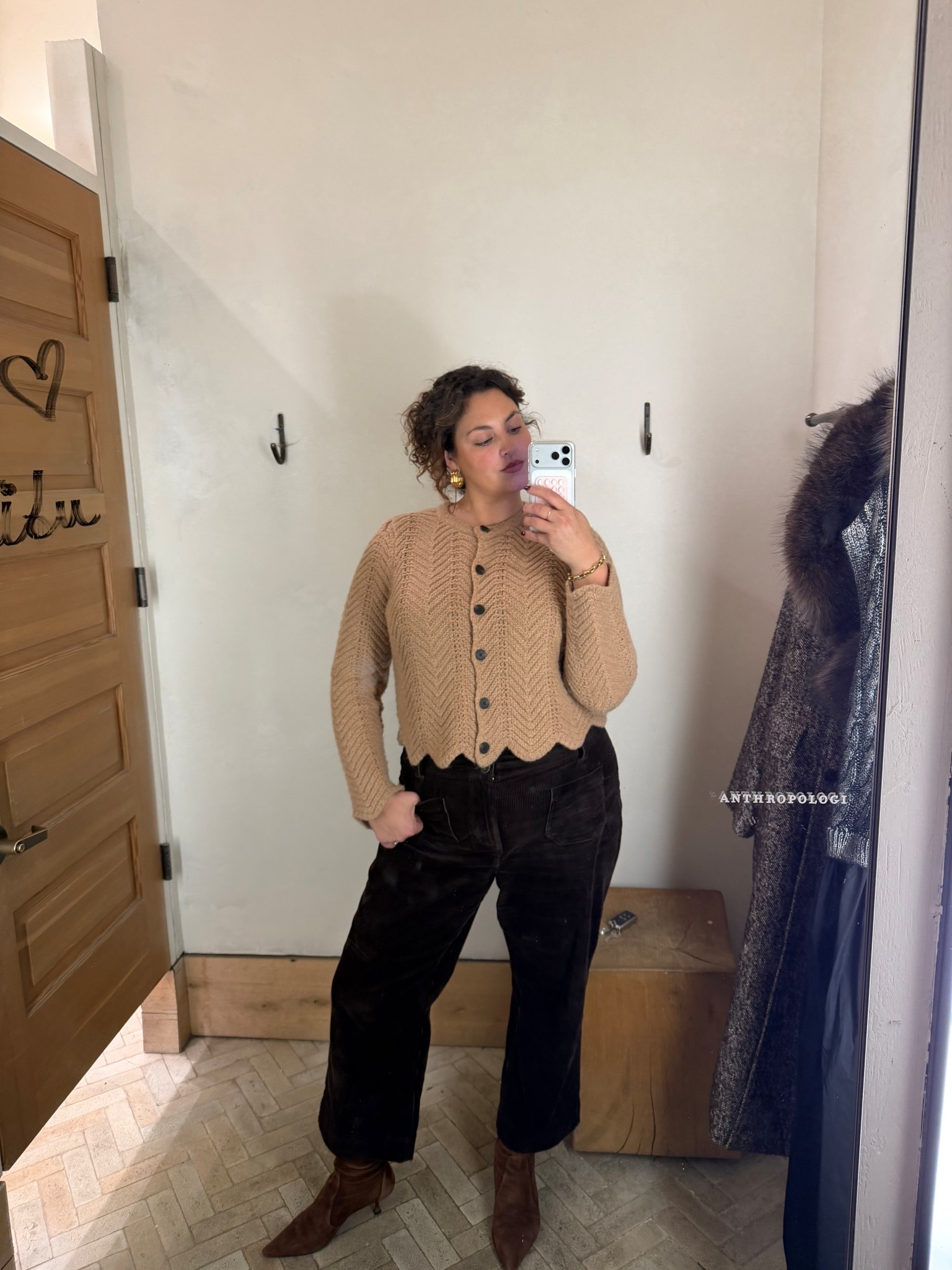 ootd | love the scallop design on this sweater + booties on sale ! 

#LTKHoliday #LTKPlusSize #LTKMidsize