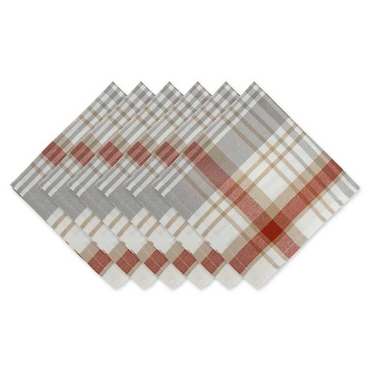 Picnic Plaid Napkins, Set of 6 | Kirkland's Home