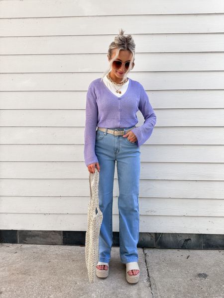 Head to toe amazon spring look!! I’m wearing a size small in everything— jeans are small (size 26) #amazonfashion #momstyle 

#LTKfindsunder50 #LTKSeasonal #LTKstyletip