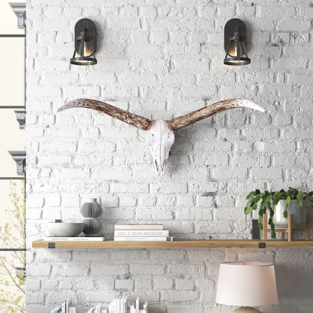 Resin Steer Skull Wall Décor | Wayfair North America
