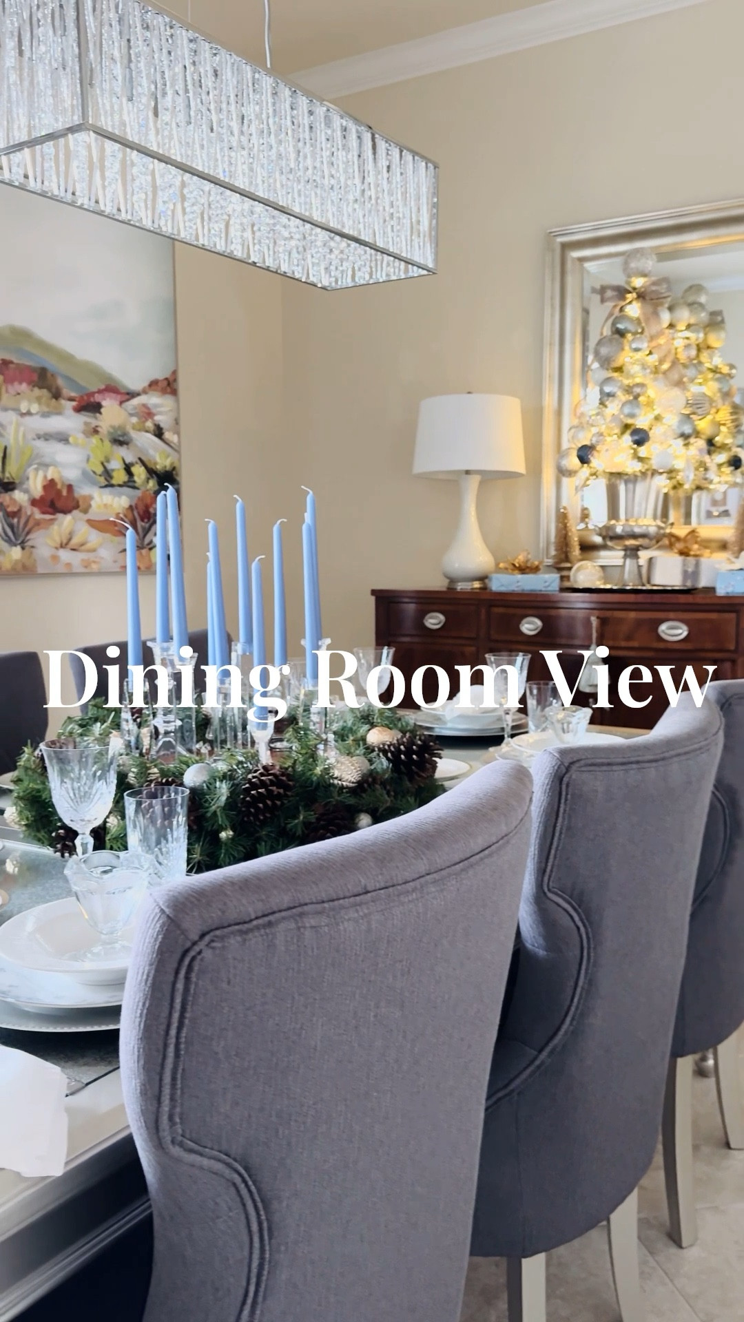 Christmas Dining Room View!🌲🩵🤎💙🤍

Home Decor | Christmas Decor | Holiday Decor | Blue & Brown Decor | Holiday Entertaining | Christmas Table | Holiday Table | Tabletop 

#LTKSeasonal #LTKHoliday #LTKHome
