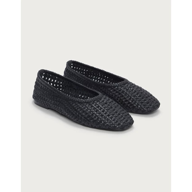 Leather Woven Ballet Pumps | Holiday Shop | The  White Company | The White Company UK & ROW