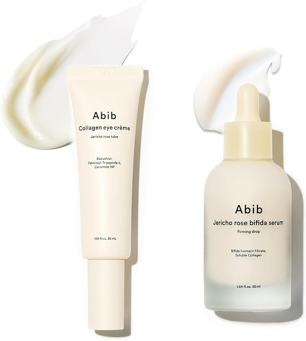 Abib Jericho Rose Eye & Firming Care Set: Collagen Eye Crème for Dark Circles & Puffiness + Jeri... | Amazon (US)