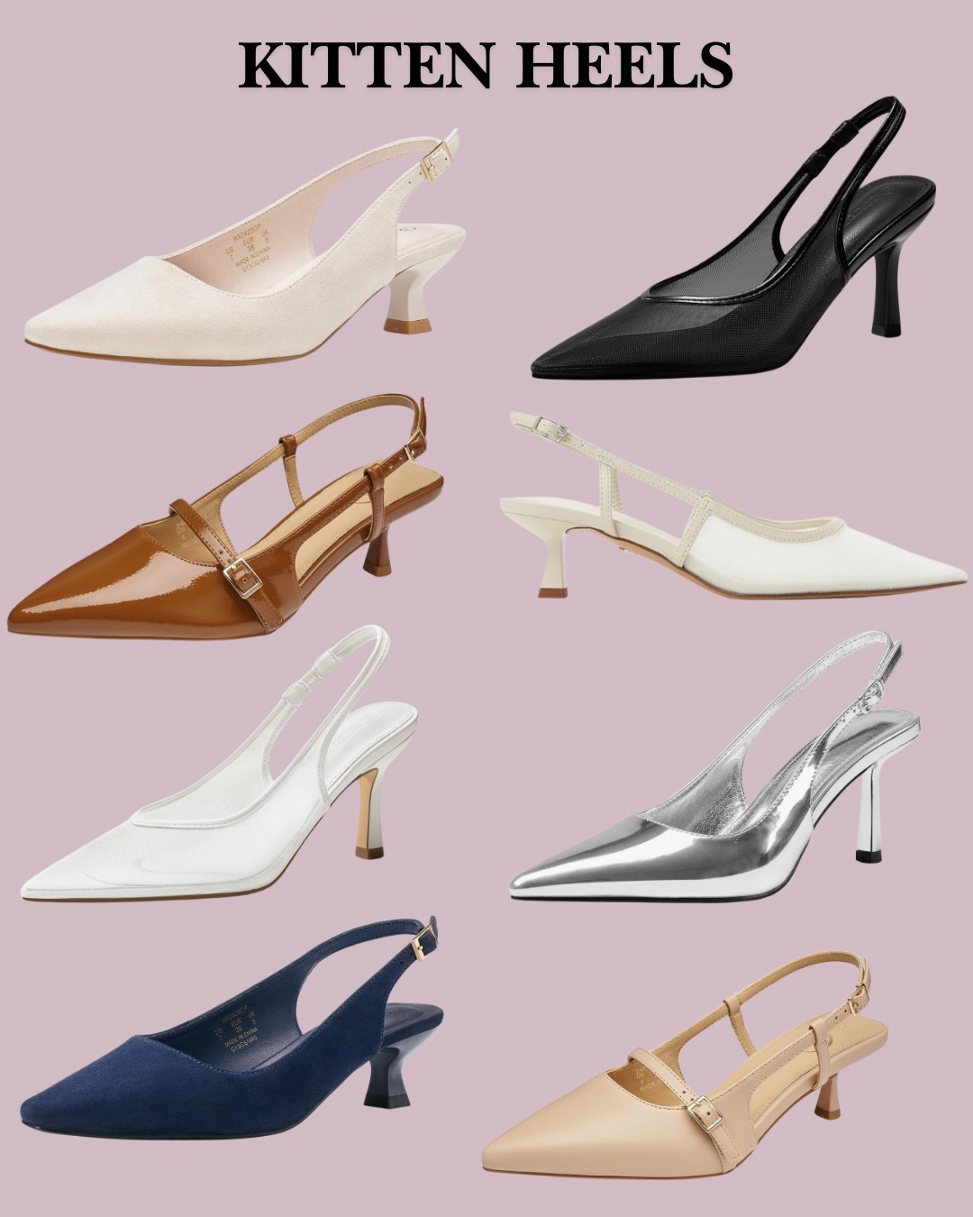 White kitten heels

Kitten Heels for Spring Style Dress To Impress Work Outfit Casual Chic


kitten heels, spring shoes, white heels, black kitten heels, tan heels, blue heels, silver heels, brown kitten heels, slingback kitten heels, pointed toe heels, low heel shoes, spring outfit shoes, elegant shoes, wedding shoes, office shoes
#kittenheels #springshoes #whiteshoes #blackheels #lowheels #elegantshoes #silverheels #slingbackheels #weddingstyle #officefashion #springoutfit

#LTKSummerEdit #LTKStyleTip #LTKShoeCrush