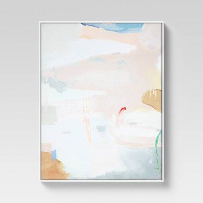 24" x 30" Pastels Abstract Framed Wall Art - Project 62™ | Target