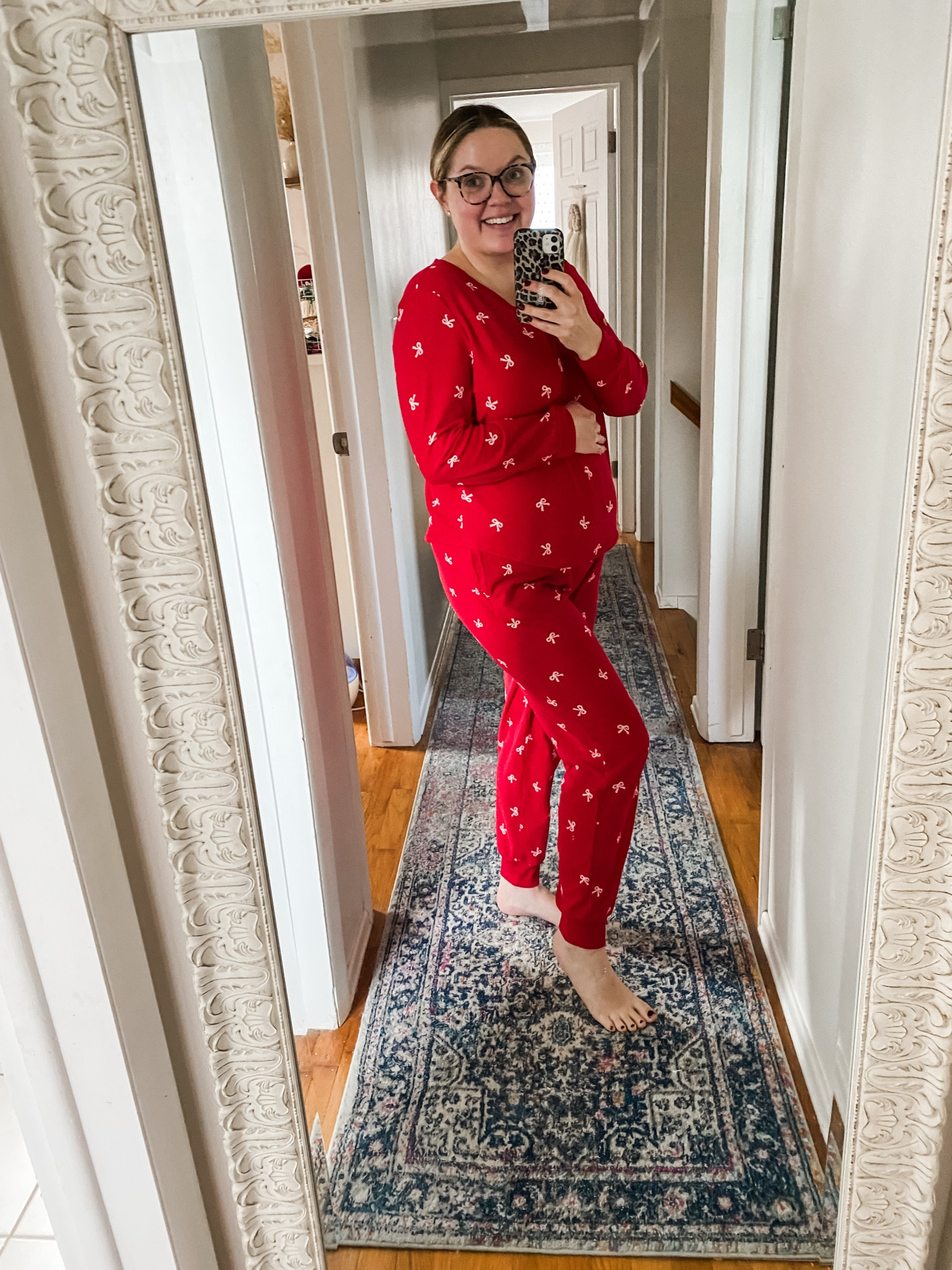 Never met a bow I didn’t like! Walmart has the cutest holiday/christmas pjs out for adults right now. They come in lots of different colors and patterns! 

I’m wearing a large 🎀✨




#LTKBump #LTKFindsUnder50 #LTKHoliday