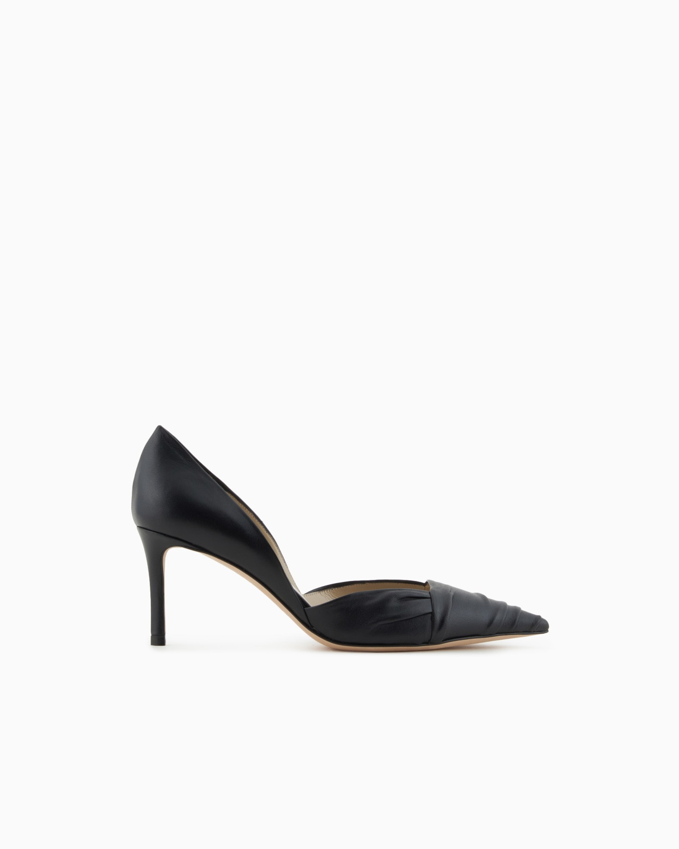 Nappa leather court shoes | Armani US