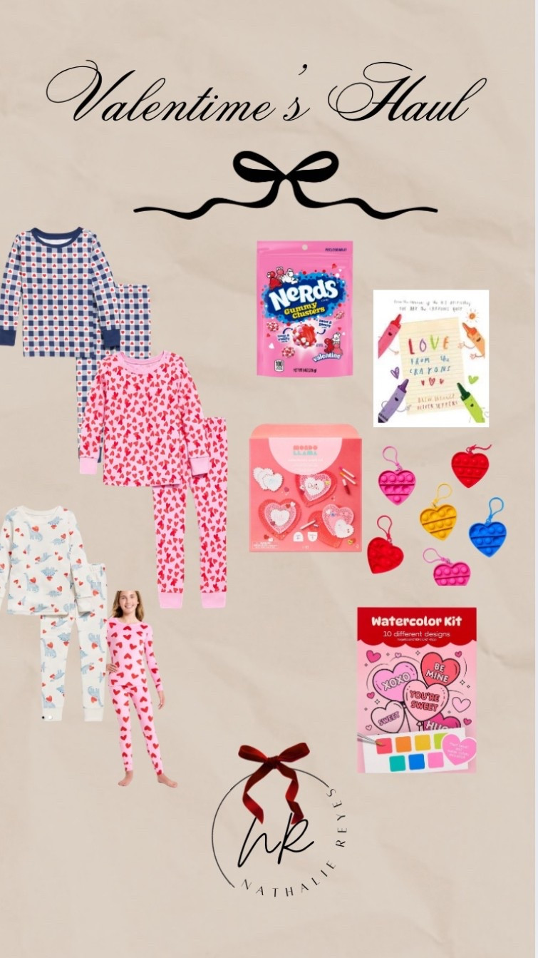 Valentine’s Day haul for my kiddos from #target and #oldnavy new pjs and some activities for the weekend and of course their favorite Valentine’s candy✨🩷🩵 #valentinesactivities #kidspajamas #kidscrafts #kidsvalentines #valentinescraft #kids

#LTKKids #LTKmomlife