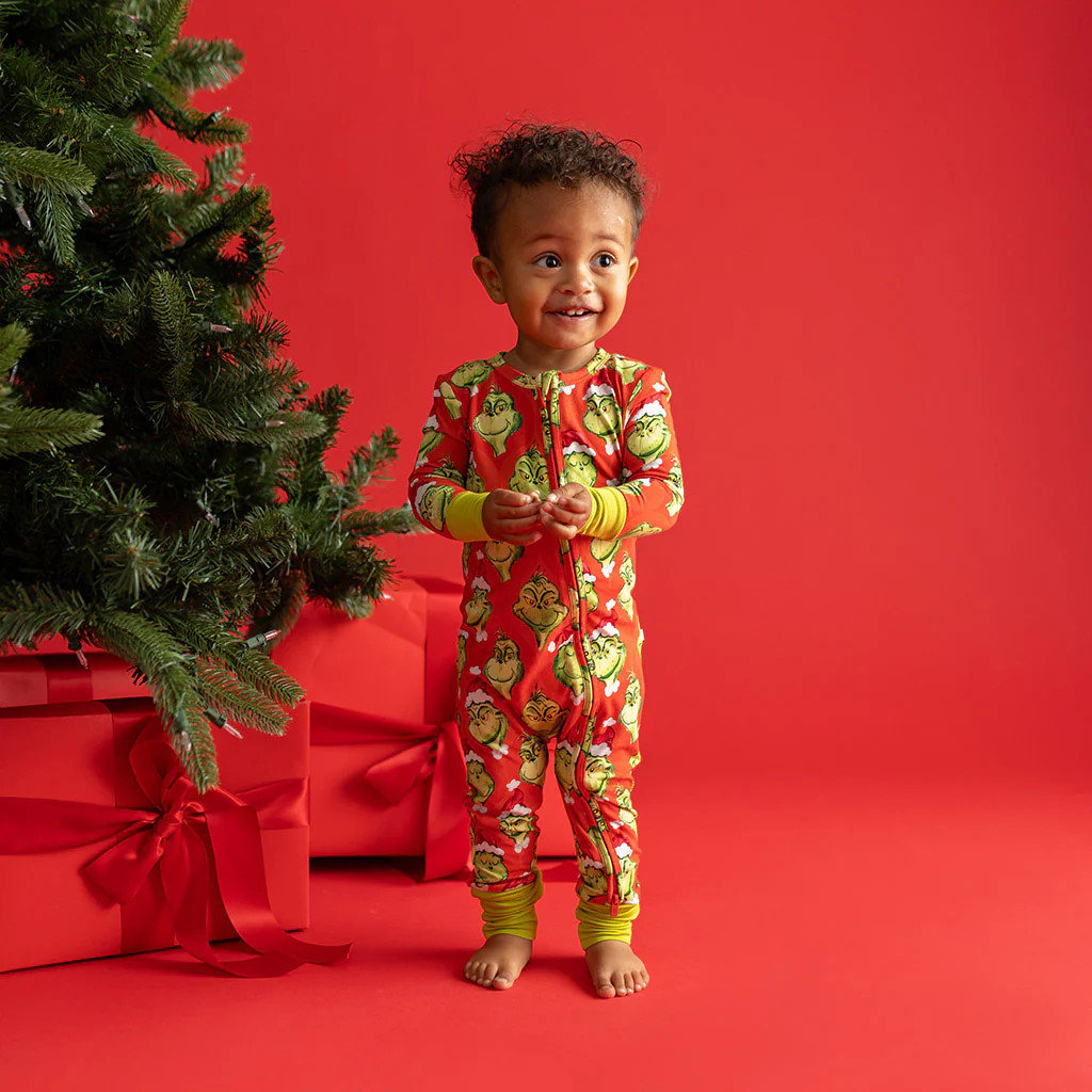 Red Baby Convertible Sleeper | Dr. Seuss The Grinch | Posh Peanut