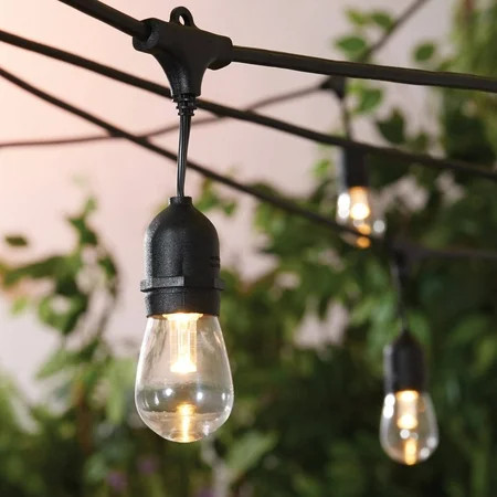 Better Homes & Gardens Outdoor LED Cafe String Lights | Walmart (US)