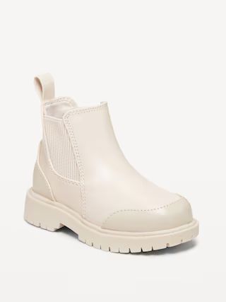 Faux-Leather Chelsea Boots for Toddler Girls | Old Navy (US)