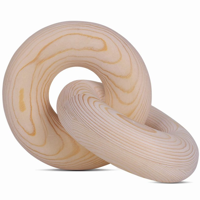 Wood Knot Decor, 2-Link Chain Link Decorative Object | Walmart (US)