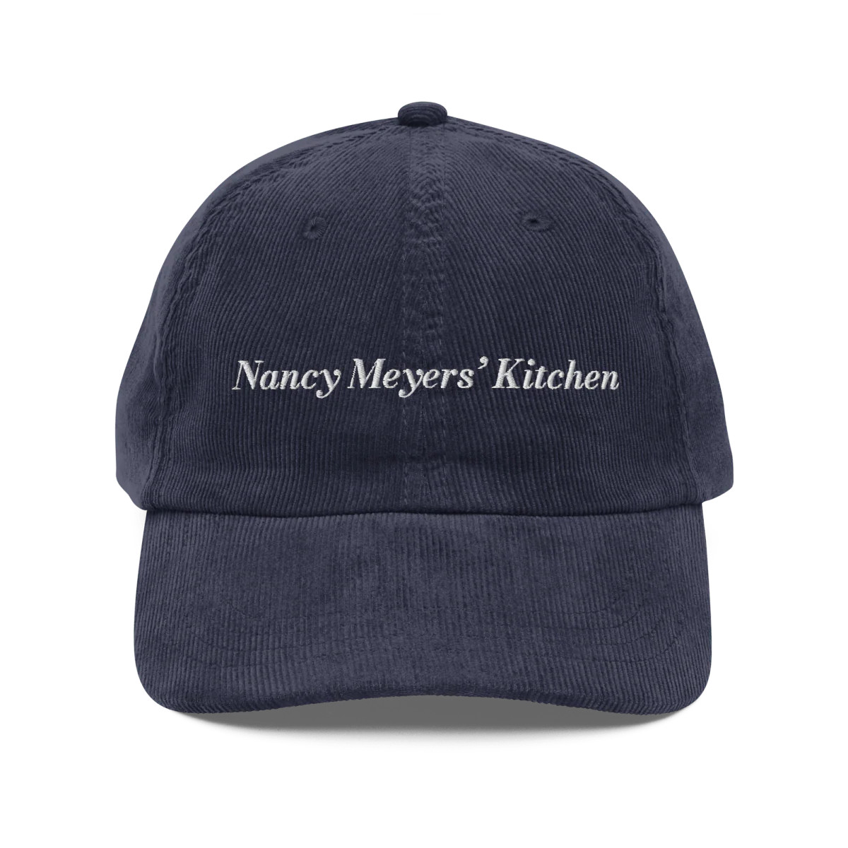 Nancy Meyer's Kitchen Embroidered Corduroy Hat | Polychrome Goods