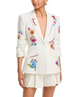 Cinq à Sept Celeste Vine Scrunched Cheyenne Blazer | Bloomingdale's Women | Bloomingdale's (US)