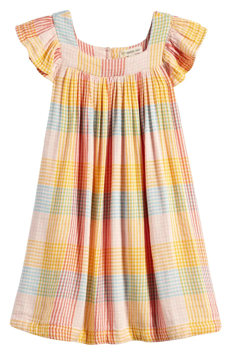 Tucker + Tate Kids' Plaid Ruffle Dress | Nordstrom | Nordstrom