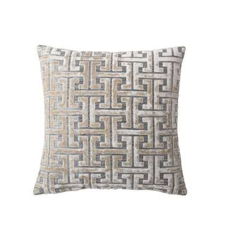 Morgan Home Gold Geometric 18 in Throw Pillow Cover M602269 - The Home Depot | The Home Depot