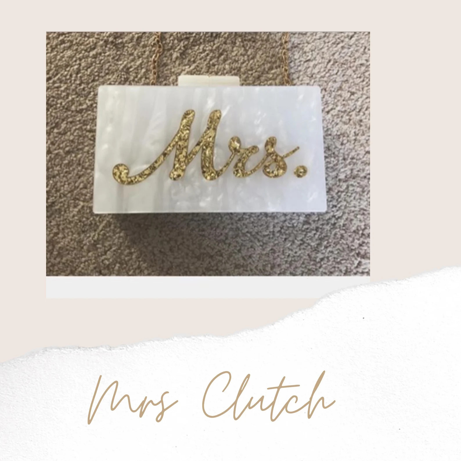 Bride Clutch Box Bag Wedding Honeymoon Hen Party Billie Faiers | Etsy | Etsy (US)