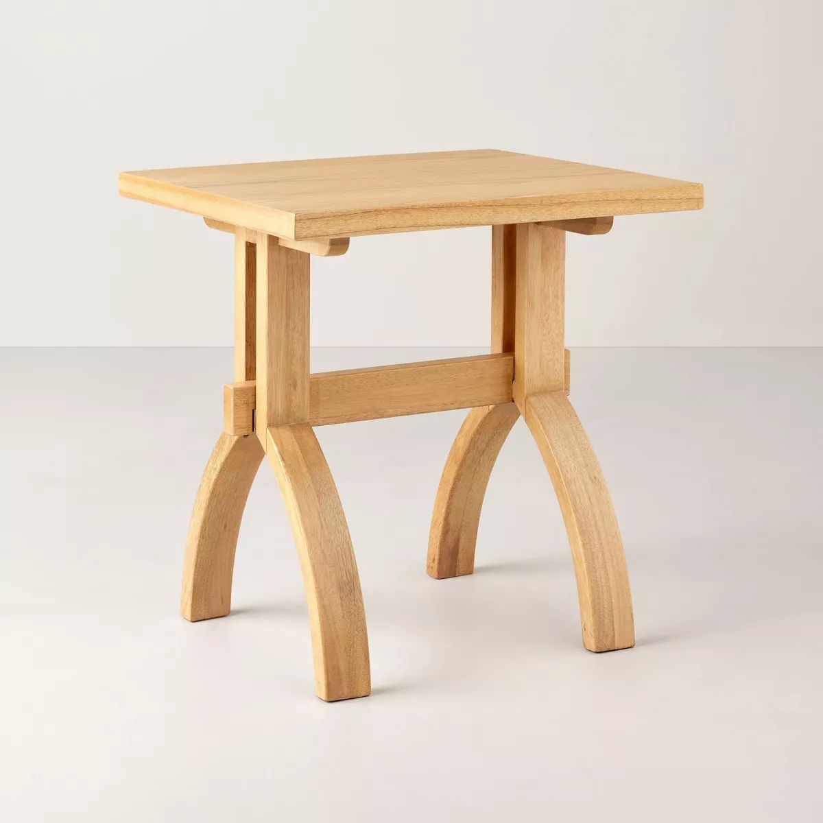 Sawhorse Wood Accent Table - Natural - Hearth & Hand™ with Magnolia | Target
