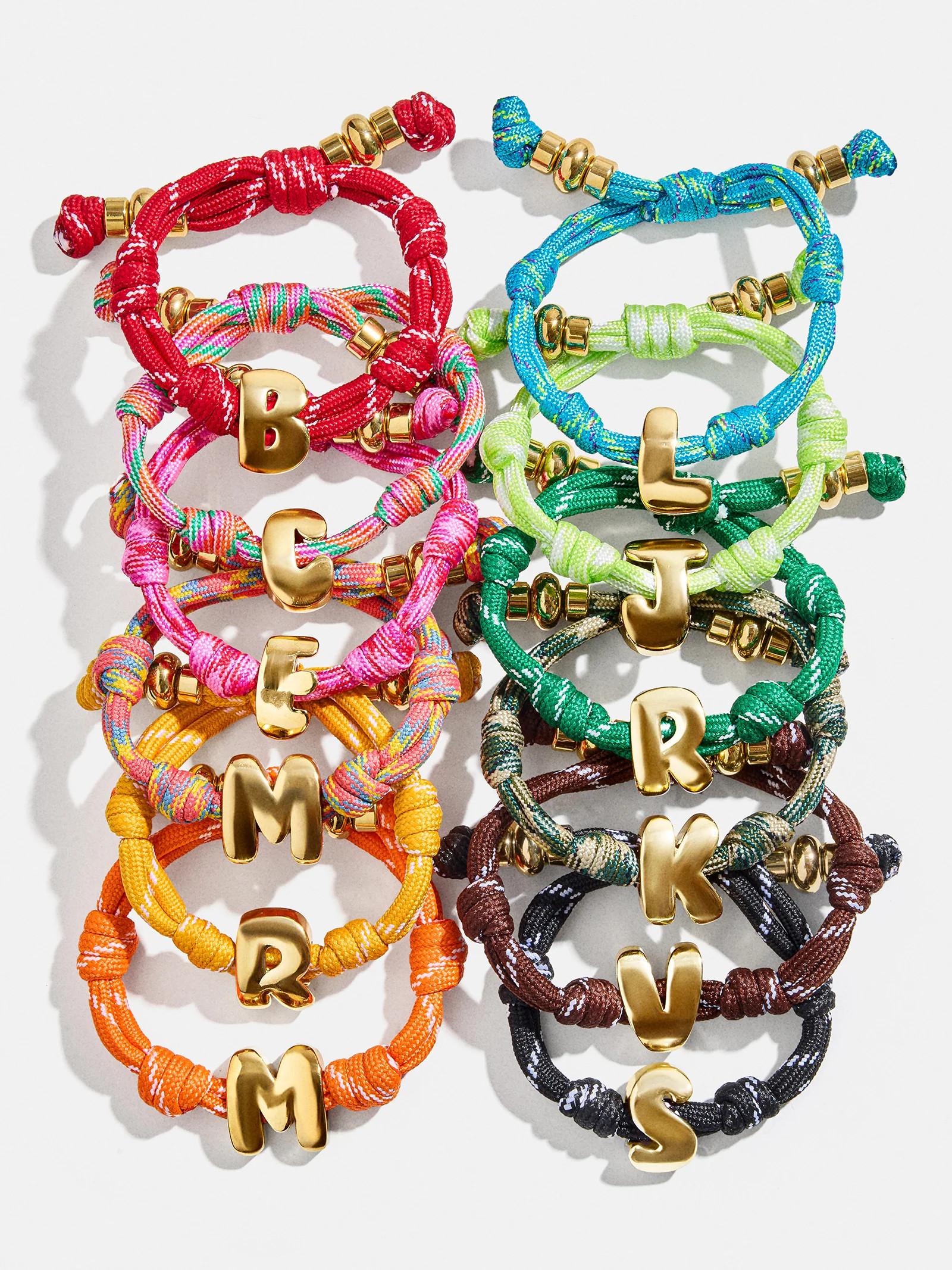 Dive In Initial Bracelet - Fuchsia | BaubleBar