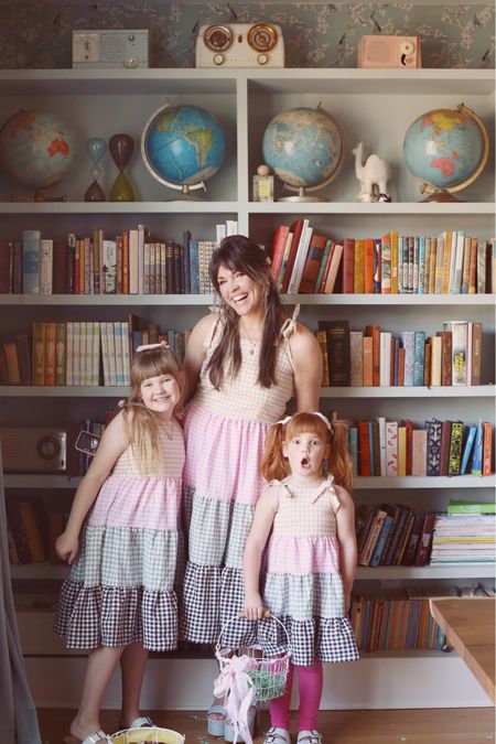 #ad My youngest girls and I had so much fun matching in our adorable @sparkleinpink dresses while we decorated their Easter baskets. It's always special to get to match with them, and @sparkleinpink's affordable, adorable options make it possible to coordinate with your girls while you create memories together. 

#LTKSeasonal #LTKkids #LTKfindsunder50