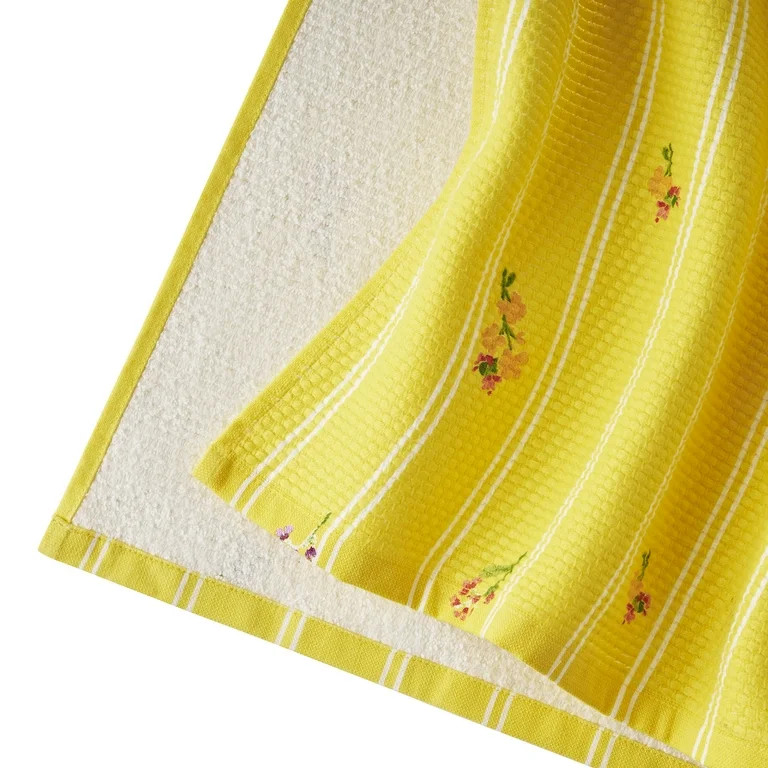 The Pioneer Woman Woven Kitchen Towels, Wildflower Daisy, 18" x 28", Set of 4 | Walmart (US)