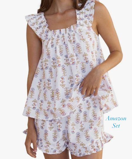 The sweetest 2 piece Amazon set!

Womens Floral Print Pajama Sets Ruffle Trim Cami and Casual Shorts 2 Piece Lounge Set PJ

Amazon fashion

#LTKsalealert #LTKfindsunder50