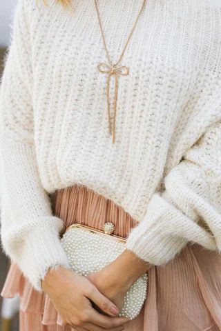 Demi Eyelash Knit Sweater | Morning Lavender