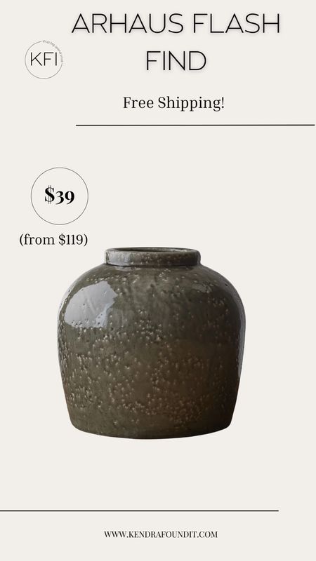 Arhaus sale find! 🚨 This vintage-style vase is such a good deal! It’s made of terracotta, has a crackle finish, and would look great as centrepiece, on a coffee table, on a bookshelf, or on a console. It would go perfectly in modern traditional, transitional, or in a modern organic home, and will help you decorate on a budget. It was originally $119, so this is a major home decor deal. 

Note that there is another affordable vase that has handles from the same Santorini collection that’s also on sale. I’ve linked to that here too.  😉

#sale #homedecor #arhaus

#LTKhome