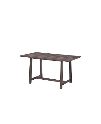 Macy's CLOSEOUT! Max Meadows Laminate Counter Height Rectangular Trestle Table - Macy's | Macy's
