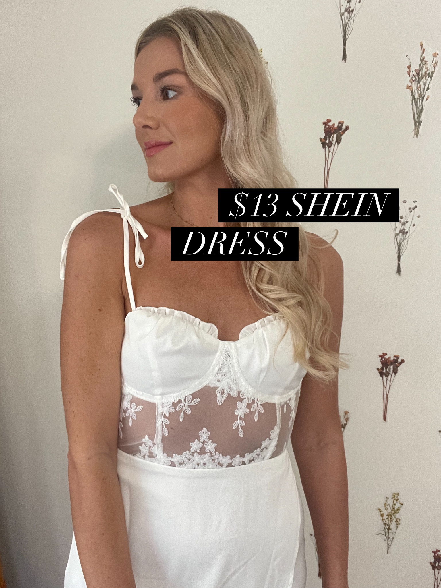 $13 SHEIN dress - almost sold out!!

#wedding #weddings #bride #bridal #engagement #engagementparty #engagementpartydress #bridalshower #bridalshowerdress #bachelorette #bacheloretteoutfit #bachelorettestyle #bacheloretteparty #bachparty #rehearsaldinner #rehearsaldinnerdress
#whitedress #whitedresses #gettingreadyoutfit #allwhite #whiterobe #whiteoutfit #engagementsessiondress #engagementsessiondresses #engagementsessionoutfits #engagementoutfit #bridalaccessories #bridaljewelry 

#LTKwedding #LTKunder100 #LTKstyletip