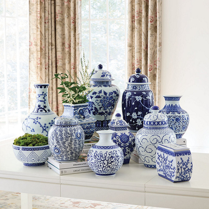 Blue & White Chinoiserie Vase Collection | Ballard Designs, Inc.