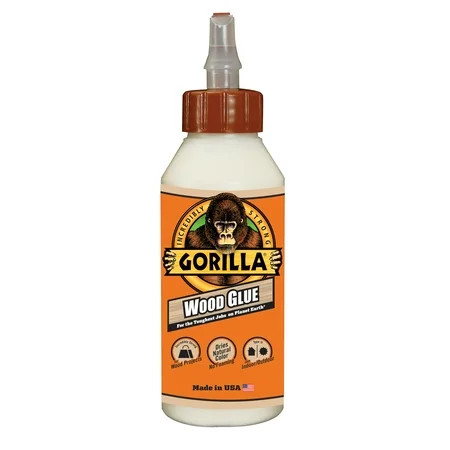 Gorilla Wood Glue Natural Wood Color 8 ounce Bottle | Walmart (US)