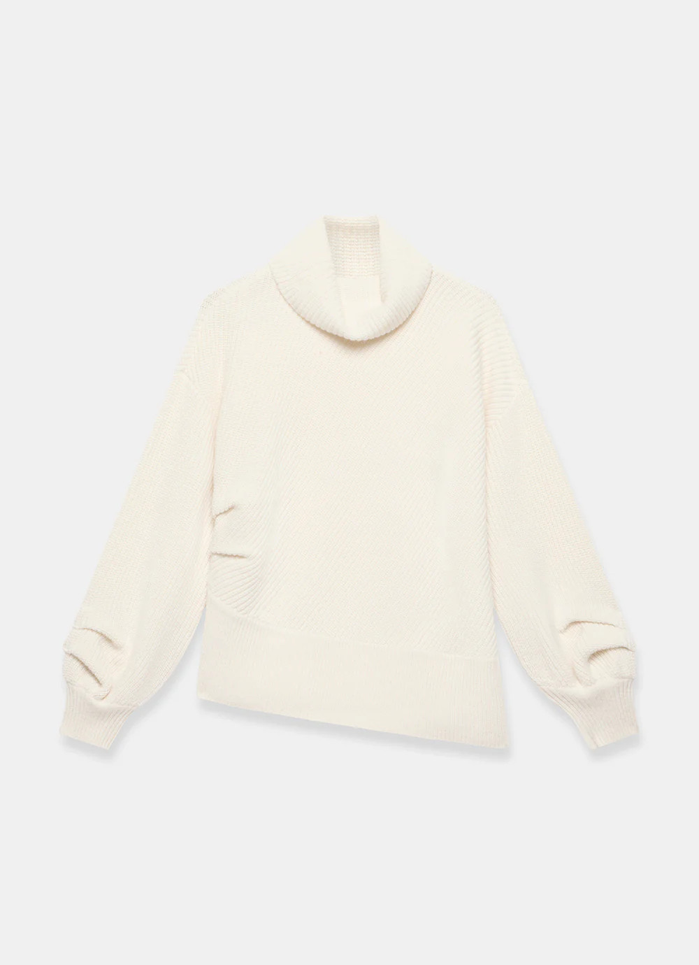 Cream Cashmere Blend Tuck Detail Jumper | Mint Velvet
