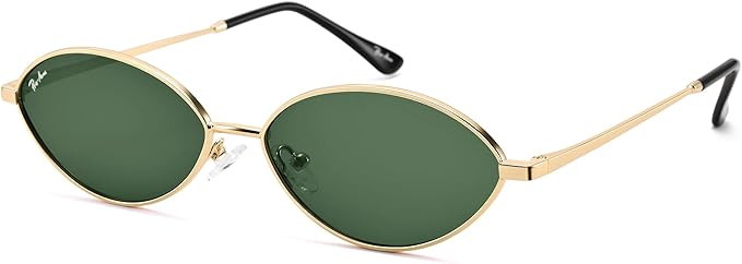 Pro Acme Retro Oval Small Cat Eye Sunglasses for Women, 90s Polarized Trendy Shades, Y2k Fashion ... | Amazon (US)