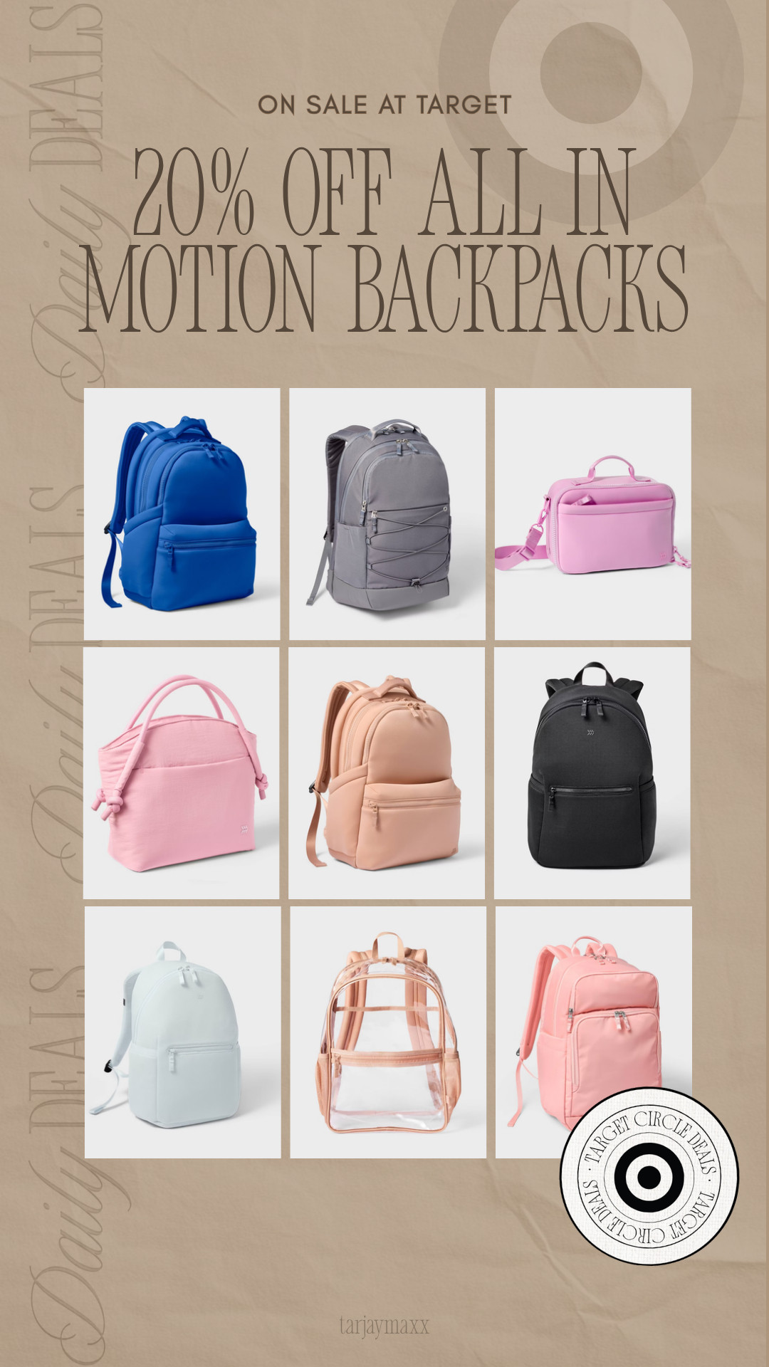 All in Motion backpacks are currently 20% off! Perfect for back to school, sports, travel and everyday activities 🎒
wedding guest dress summer, country concert outfits, summer outfits over 40, teacher outfits, summer dresses, back to school outfits, vacation outfits beach, date night outfits, business casual workwear, concert outfit ideas 

 #LTKSeasonal #LTKActive #LTKU