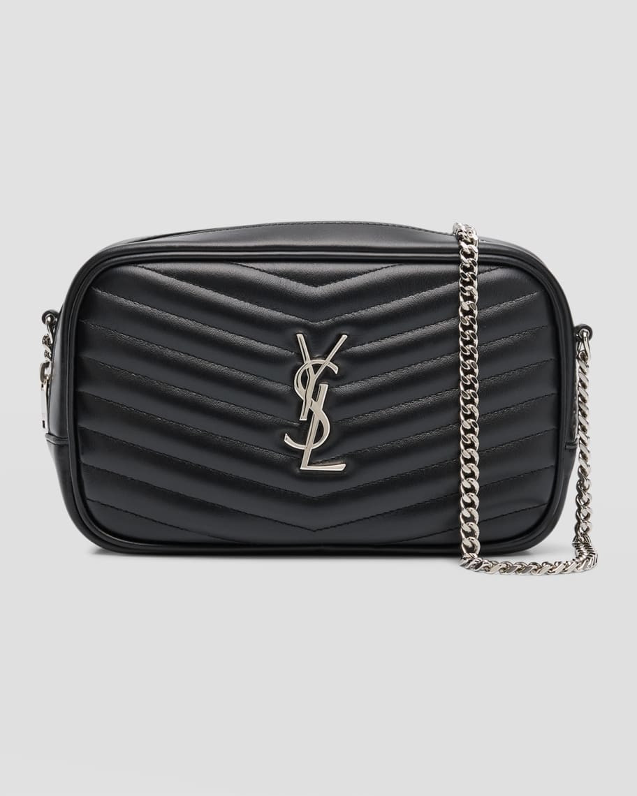 Saint Laurent Lou Mini YSL Camera Bag in Smooth Quilted Leather | Neiman Marcus