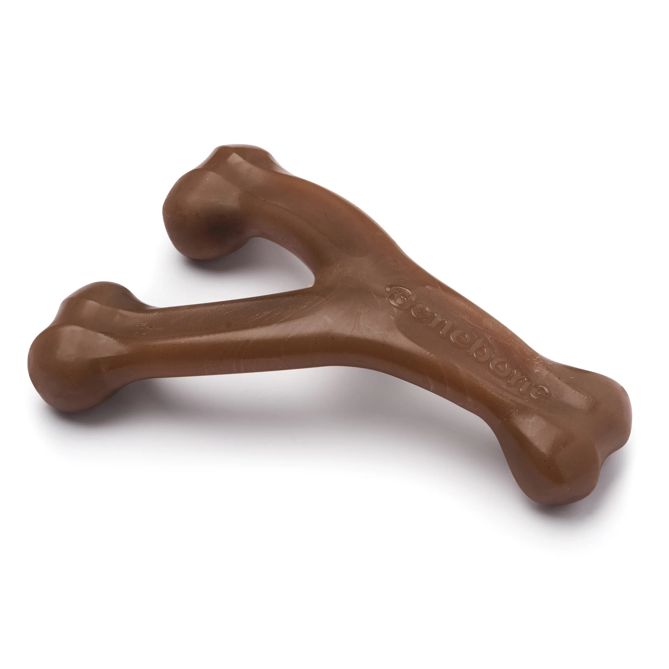 Benebone Real Peanut Durable Wishbone Dog Chew Toy, Medium | Walmart (US)