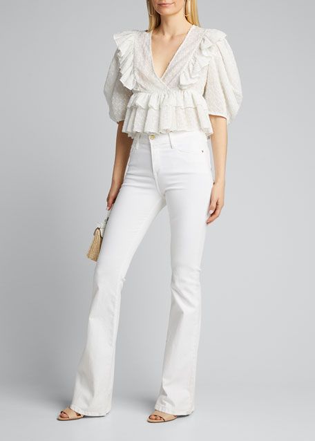 FRAME Le High Flare Jeans | Bergdorf Goodman