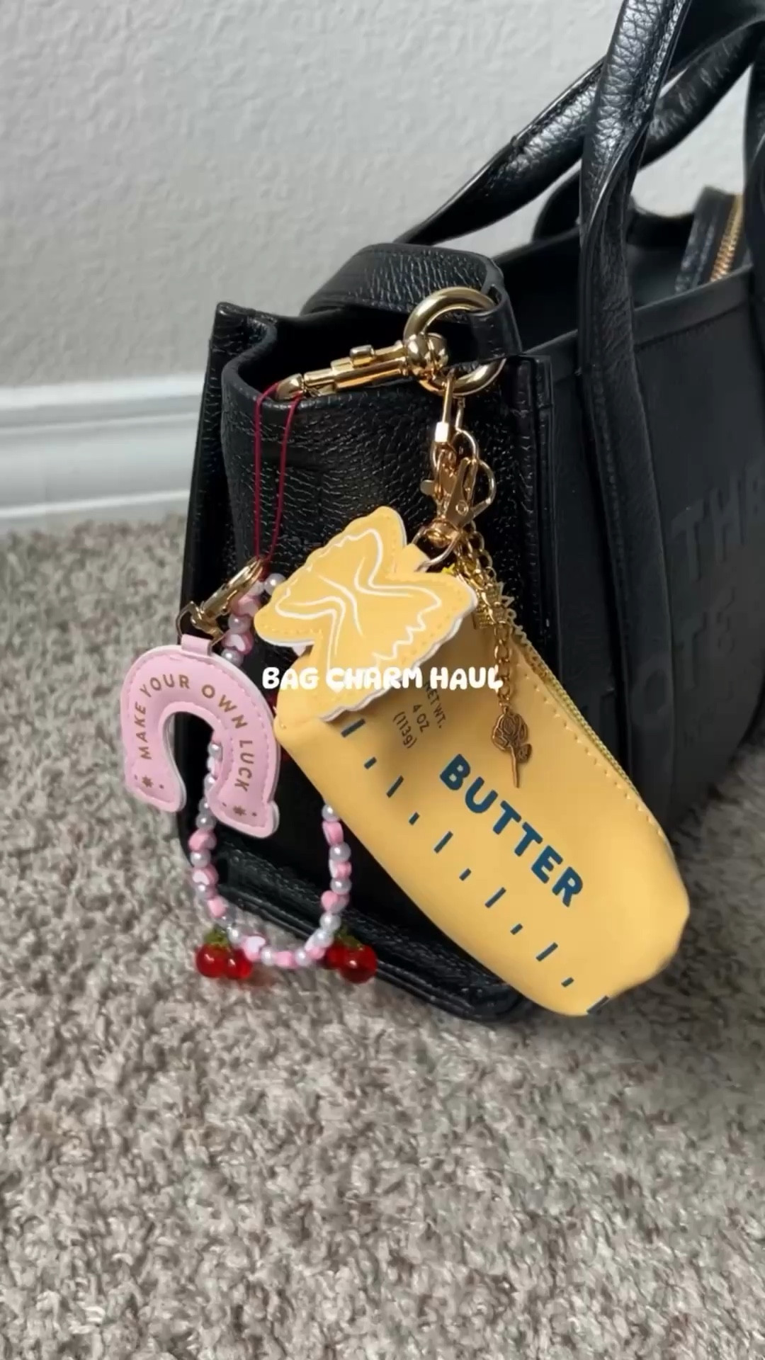Butter (that can hold my lip balm) with pasta and other cute little bag charms from the Target bullseye section! I love them 😍 

#bagcharms #keychains #whatsinmybag #targetfinds #targetstyle

#LTKTravel #LTKMothersDay #LTKootd