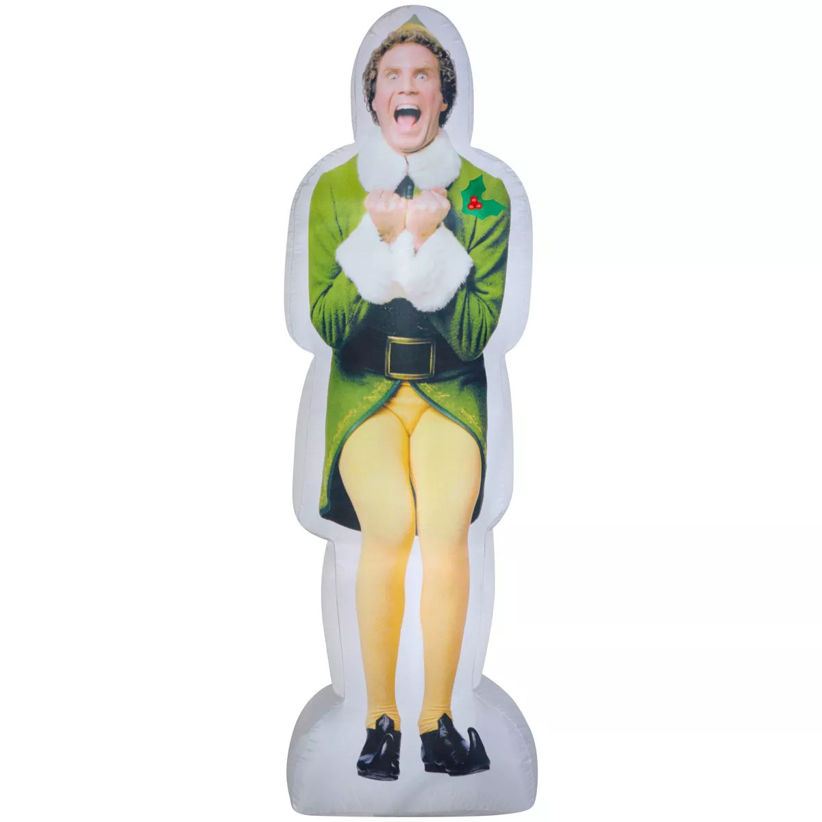 6' Warner Bros. Photorealistic Excited Buddy the Elf Inflatable Christmas Decoration: Light-Up, E... | Target